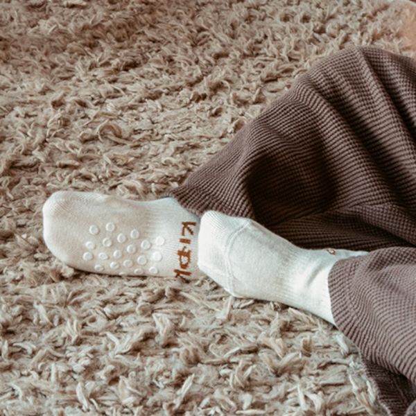 KipKep Blijf-Sokjes - 12-18 Mnd - Antislip - 1-Pack - OffWhite KipKep Blijf-Sokjes - 12-18 Mnd - Antislip - 1-Pack - OffWhite