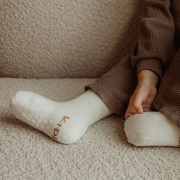 KipKep Blijf-Sokjes - 12-18 Mnd - Antislip - 1-Pack - OffWhite KipKep Blijf-Sokjes - 12-18 Mnd - Antislip - 1-Pack - OffWhite