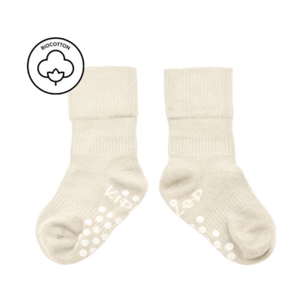 KipKep Blijf-Sokjes - 12-18 Mnd - Antislip - 1-Pack - OffWhite KipKep Blijf-Sokjes - 12-18 Mnd - Antislip - 1-Pack - OffWhite
