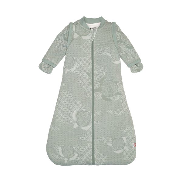 Lodger Slaapzak Hopper Met Afritsbare Mouwen - Maat 86/98 - Matcha Silk