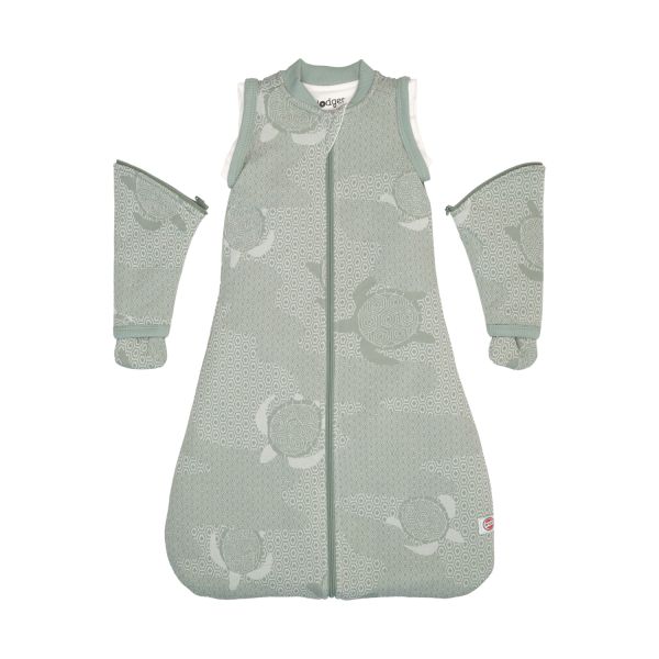 Lodger Slaapzak Hopper Met Afritsbare Mouwen - Maat 86/98 - Matcha Silk