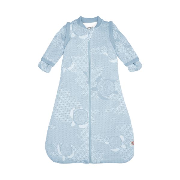 Lodger Slaapzak Hopper Met Afritsbare Mouwen - Maat 50/62 - Matcha Blue 