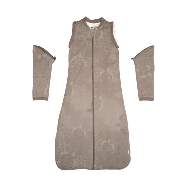 Lodger Slaapzak Hopper Met Afritsbare Mouwen - Maat 68/80 - Matcha Buffalo Lodger Slaapzak Hopper Met Afritsbare Mouwen - Maat 68/80 - Matcha Buffalo