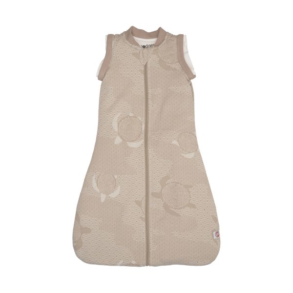 Lodger Slaapzak Hopper Met Afritsbare Mouwen - Maat 50/62 - Matcha Beige