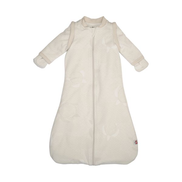 Lodger Slaapzak Hopper Met Afristbare Mouwen - Maat 68/80 - Matcha Birch