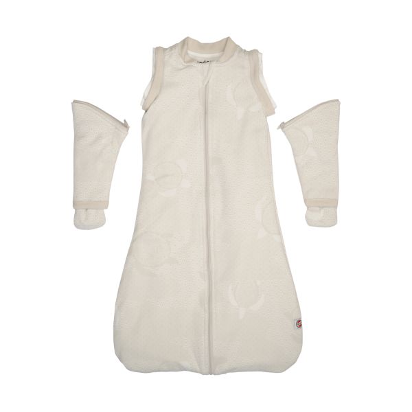 Lodger Slaapzak Hopper Met Afristbare Mouwen - Maat 86/98 - Matcha Birch