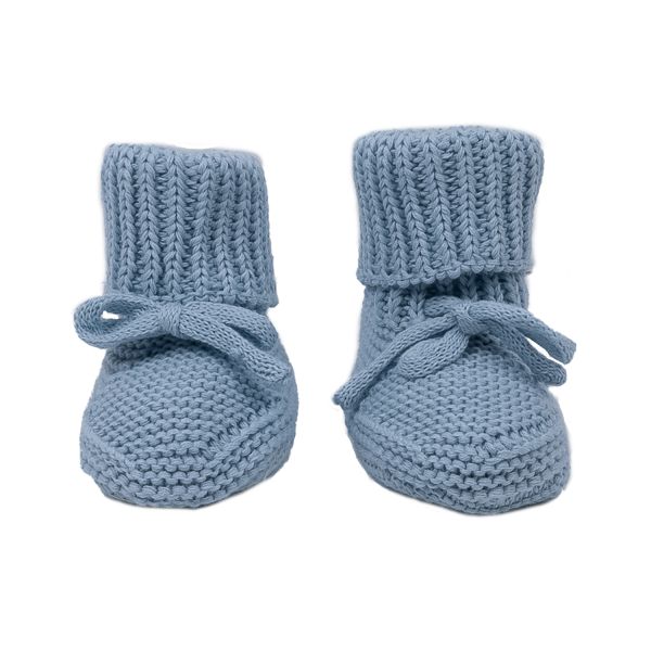 Lodger Slipper Knit Blue Fogg 0-6mnd