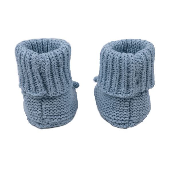 Lodger Slipper Knit Blue Fogg 0-6mnd