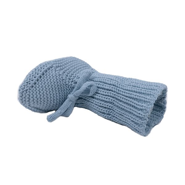 Lodger Slipper Knit Blue Fogg 0-6mnd