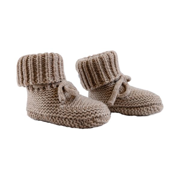 Lodger Slofjes Merino Wool Buffalo 6-12M Lodger Slofjes Merino Wool Buffalo 6-12M