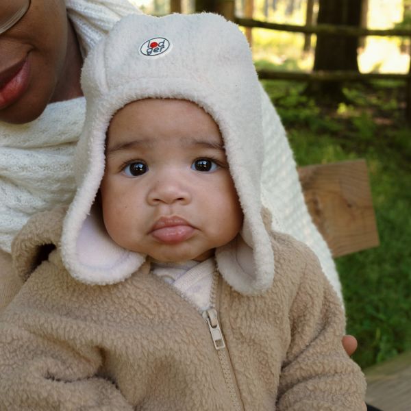 Lodger Muts Teddy Fleece Birch 0-3M Lodger Muts Teddy Fleece Birch 0-3M