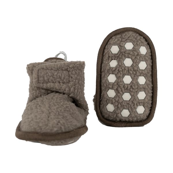 Lodger Slofjes Teddy Fleece Buffalo 0-3M