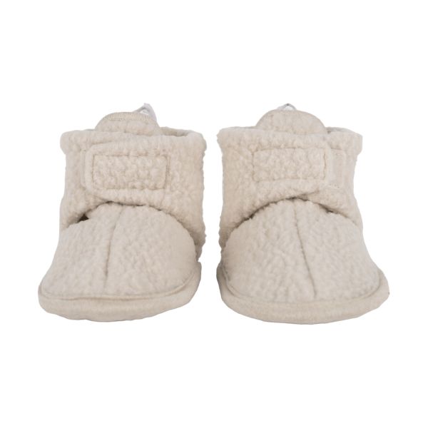 Lodger Slofjes Teddy Fleece Birch 6-12M