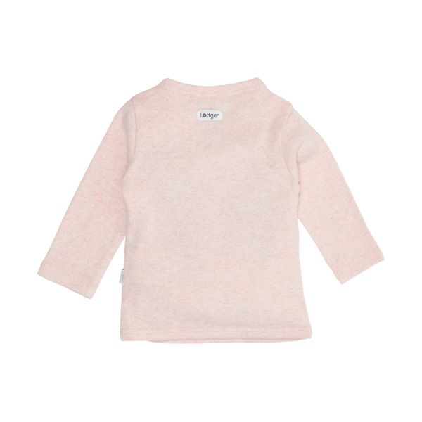 Lodger Melange Overslag Shirt - Maat 50 - Tan