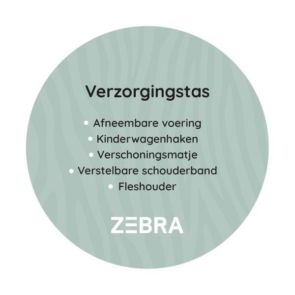 Zebra Trends Luiertas - Elske - Lichttaupe Zebra Trends Luiertas - Elske - Lichttaupe
