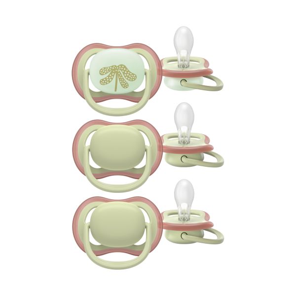 Philips Avent Ultra Air Fopspeen - 6-18 Mnd - 3 Stuks - Plant-based Philips Avent Ultra Air Fopspeen - 6-18 Mnd - 3 Stuks - Plant-based