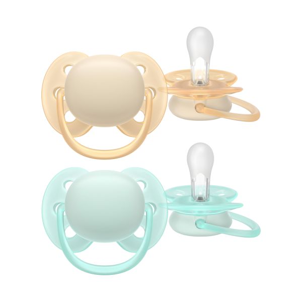 Philips Avent Ultra Soft Fopspeen - 0-6 Mnd - 2 Stuks - Plant-based Philips Avent Ultra Soft Fopspeen - 0-6 Mnd - 2 Stuks - Plant-based