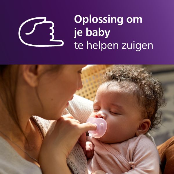 Philips Avent Soothie Hart - 0-6 Mnd - 2 Stuks - Plant-based - Roze Philips Avent Soothie Hart - 0-6 Mnd - 2 Stuks - Plant-based - Roze