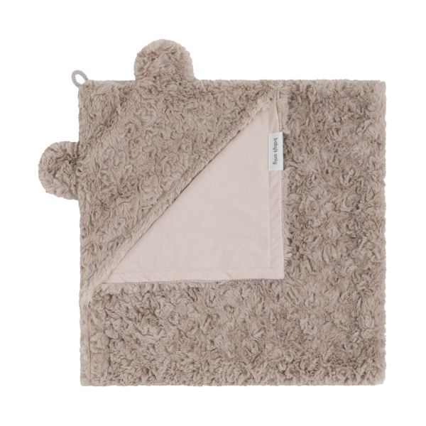 Baby's Only Wikkeldeken Met Oortjes Snow Taupe