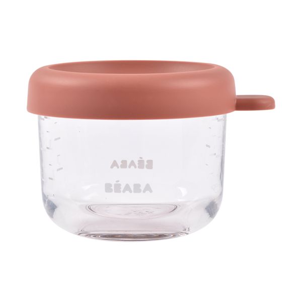 Beaba Bewaarpotje Glas - 150 ml - Terracotta Beaba Bewaarpotje Glas - 150 ml - Terracotta