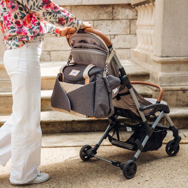 Beaba Sydney II Verzorgingstas - Dark Heather Grey