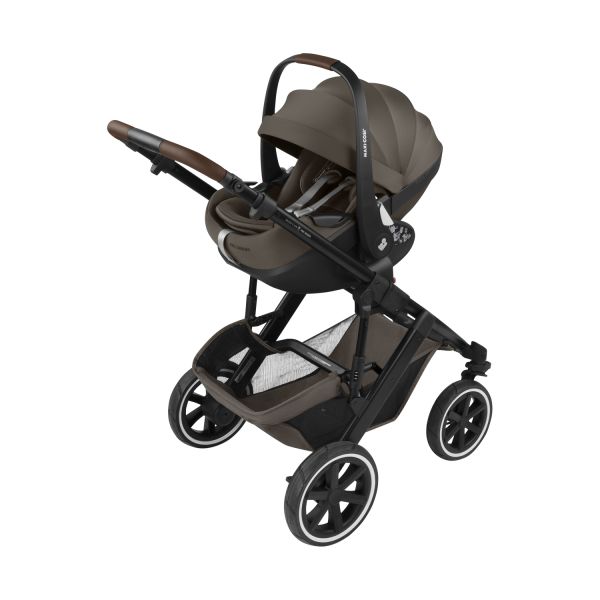 ABC Design Salsa 5 Air Kinderwagen incl. Maxi-Cosi Pebble 360 Pro2 - Nature