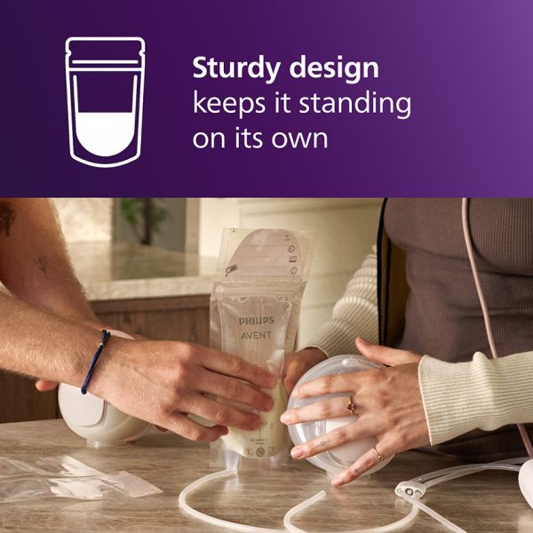 Philips Avent Bewaarzakjes Moedermelk – 180 ml – 50 Stuks Philips Avent Bewaarzakjes Moedermelk – 180 ml – 50 Stuks
