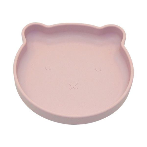 Bo Jungle B-Suction Plate Bear Roze
