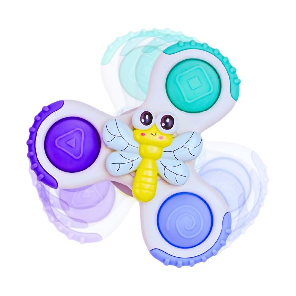 Bo Jungle Draaispeeltjes met Zuignap – 3 Stuks Bo Jungle Draaispeeltjes met Zuignap – 3 Stuks