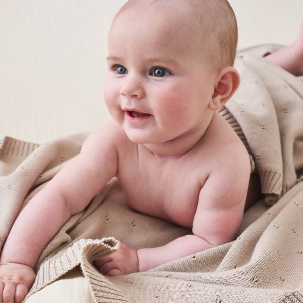 Noukie’s Babydeken - Mix & Match - 75x100 cm - Tender Beige