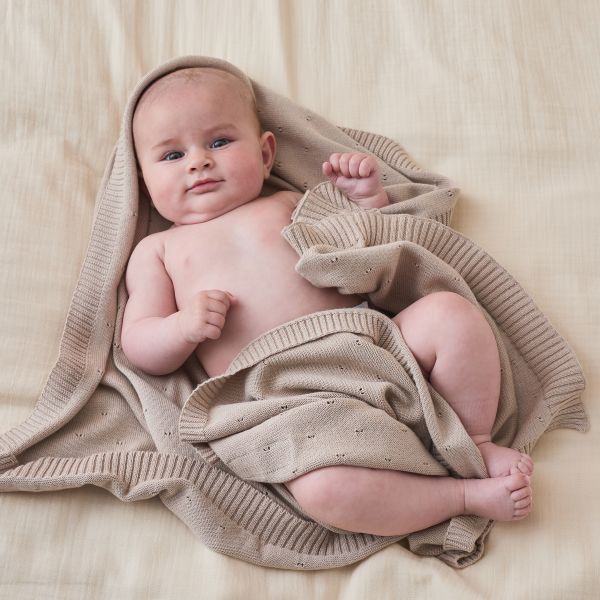 Noukie’s Babydeken - Mix & Match - 75x100 cm - Tender Beige