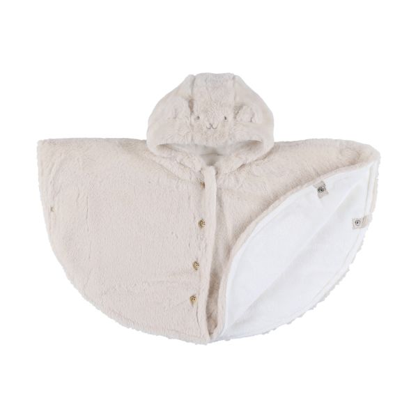 Noukie's M&M25 Poncho Imitatiebont - 6 - 12 Mnd - Beige Noukie's M&M25 Poncho Imitatiebont - 6 - 12 Mnd - Beige
