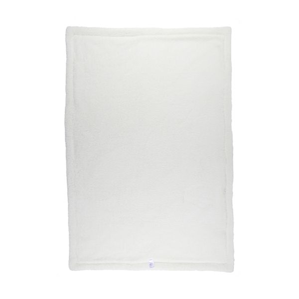 Noukie's F&O Deken - 100 x 140 cm -  Mousseline/Sherpa - Kaki 