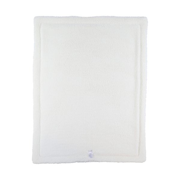 Noukie's F&O Deken - 75 x 100 cm - Mousseline/Sherpa - Wit