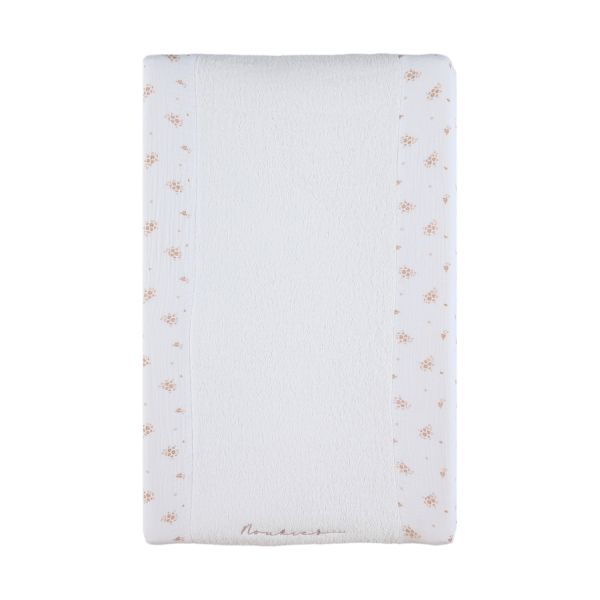 Noukie's Aankleedkussenhoes - Vintage Flowers - 45 x 67 cm - Wit Noukie's Aankleedkussenhoes - Vintage Flowers - 45 x 67 cm - Wit