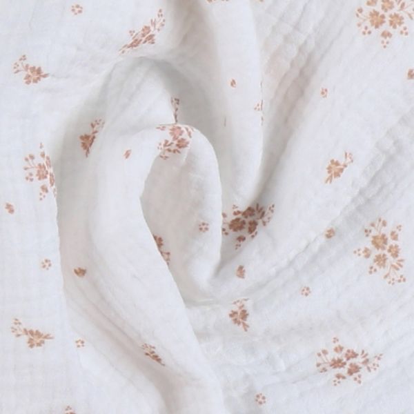 Noukie's Hydrofiele Doeken Set - Vintage Flowers - 70 x 70 cm - Wit/Roze Noukie's Hydrofiele Doeken Set - Vintage Flowers - 70 x 70 cm - Wit/Roze