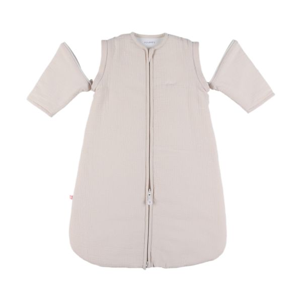 Noukie’s Slaapzak - Afneembare Mouwen - Beige - 70 cm Noukie’s Slaapzak - Afneembare Mouwen - Beige - 70 cm