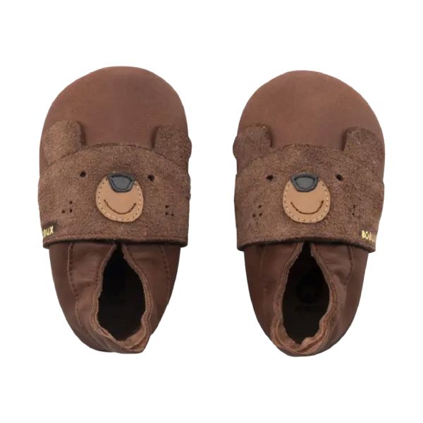 Bobux Soft Soles Slofje Papa Bear - Mt. M - Toffee