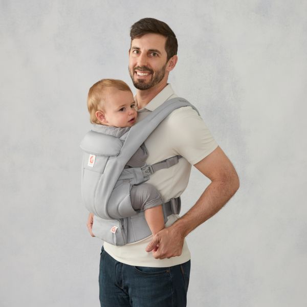 Ergobaby Omni Deluxe Cotton Draagzak - Pearl Grey Ergobaby Omni Deluxe Cotton Draagzak - Pearl Grey