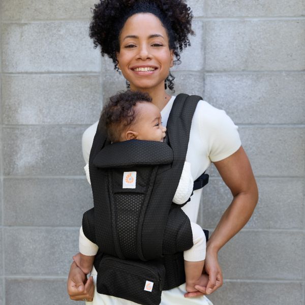 Ergobaby Omni Deluxe Mesh Draagzak - Onyx Black Ergobaby Omni Deluxe Mesh Draagzak - Onyx Black