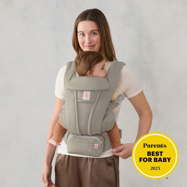 Ergobaby Omni Deluxe Mesh Draagzak - Soft Olive