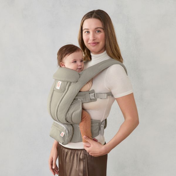 Ergobaby Omni Deluxe Mesh Draagzak - Soft Olive