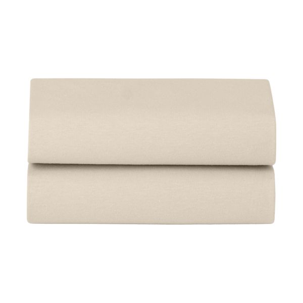 Snuz Twin Pack Moses Basket Hoeslaken - Sand Snuz Twin Pack Moses Basket Hoeslaken - Sand