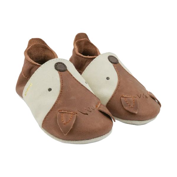Bobux Soft Soles Slofje Foxy - Mt. M - Toffee