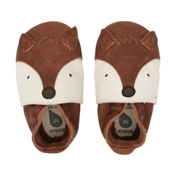 Bobux Soft Soles Slofje Foxy - Mt. L - Toffee