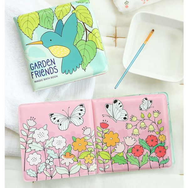 A Little Lovely Company Magisch Badboekje - Garden Friends