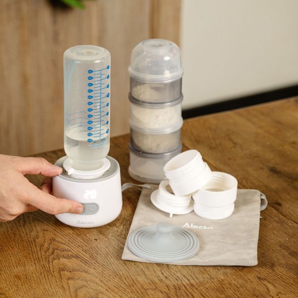 Alecto Flesverwarmer Voor Onderweg - BW1000 - White Alecto Flesverwarmer Voor Onderweg - BW1000 - White