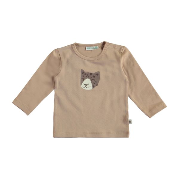 Babylook Cheetah T-Shirt - Maat 74 - Warm Taupe