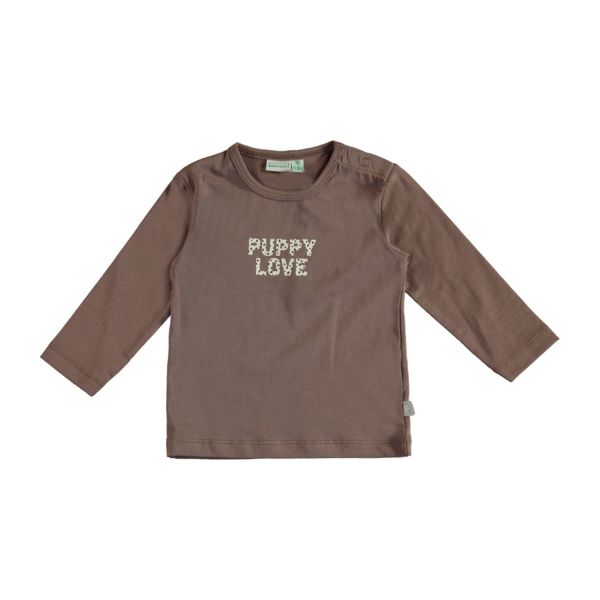 Babylook Puppy Love T-Shirt - Mt. 68 - Deep Taupe
