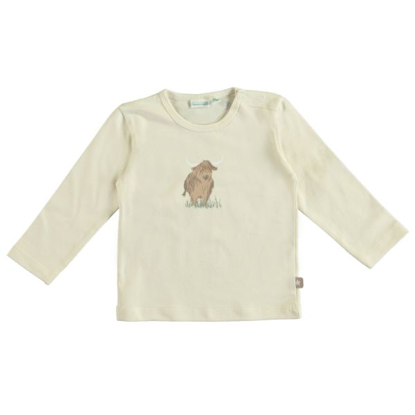 Babylook Cow T-Shirt - Maat 56 - Buttercream